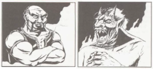 En Dao og en Efreet fra AD&D 2nd ed Monstrous Manual.